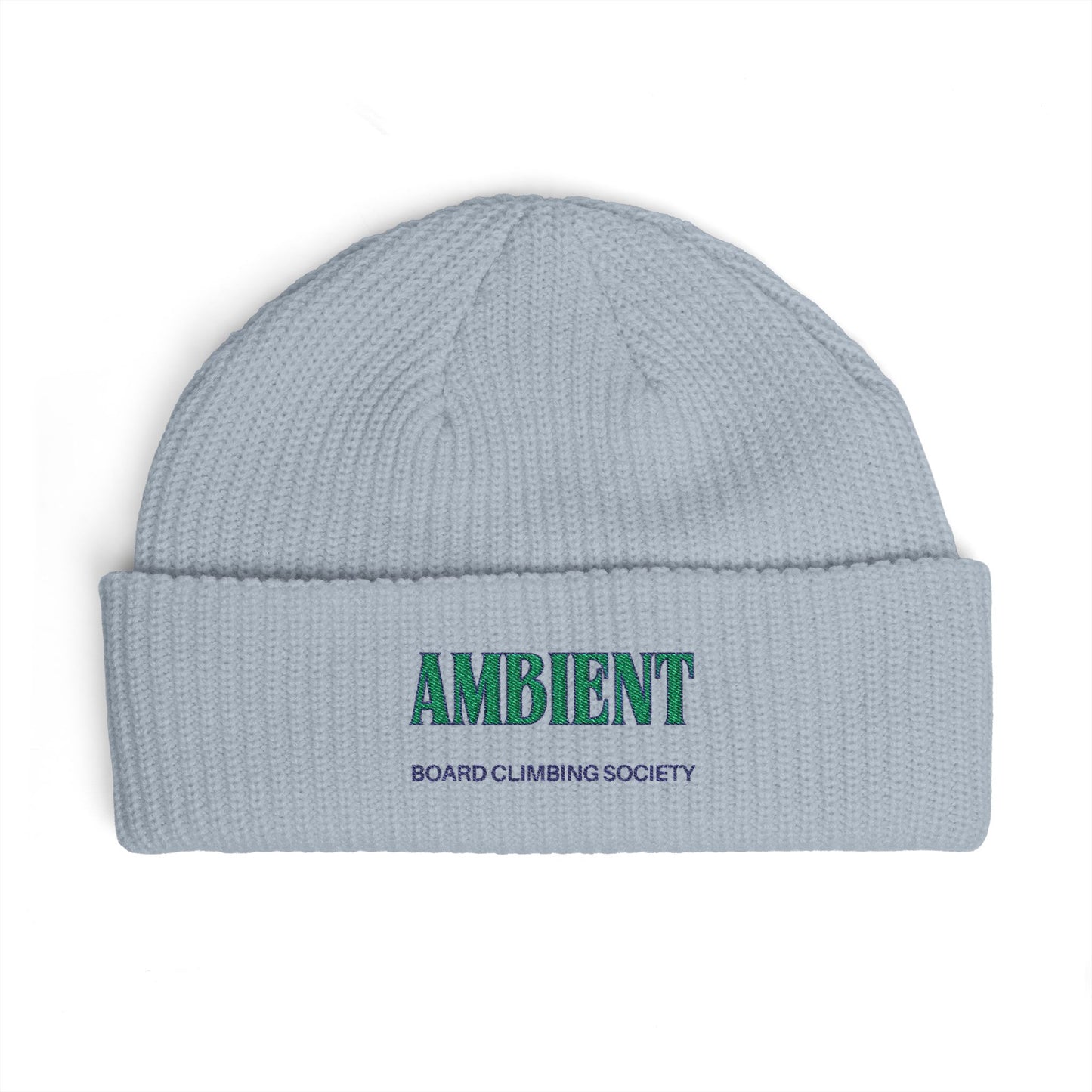 AMBIENT BSC Climbing Beanie — Embroidered Knit Beanie