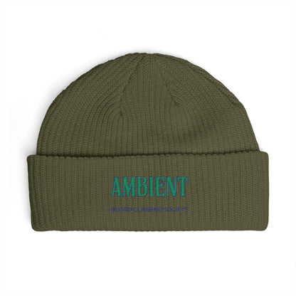 AMBIENT BSC Climbing Beanie — Embroidered Knit Beanie