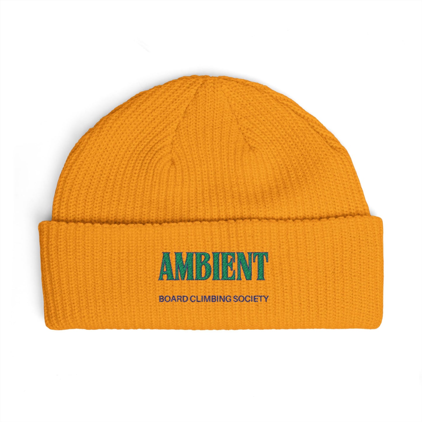 AMBIENT BSC Climbing Beanie — Embroidered Knit Beanie