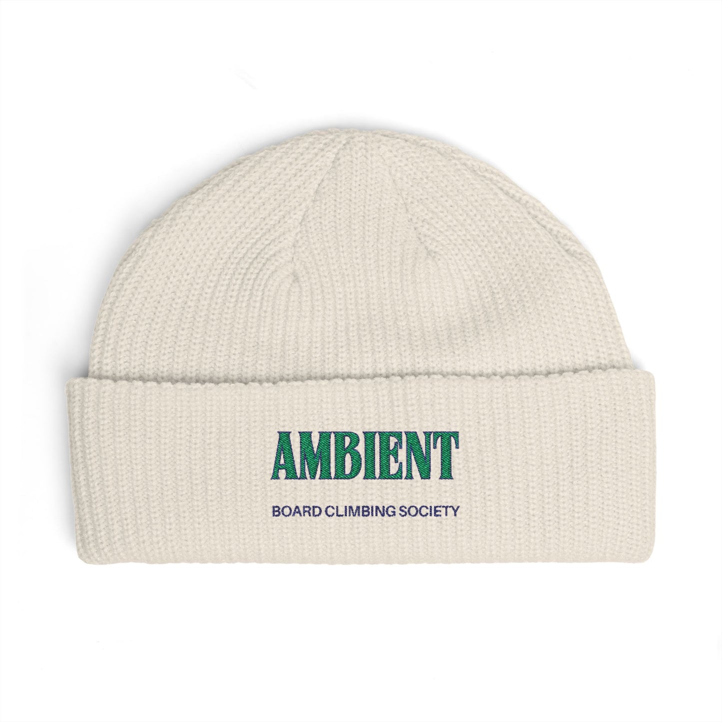 AMBIENT BSC Climbing Beanie — Embroidered Knit Beanie