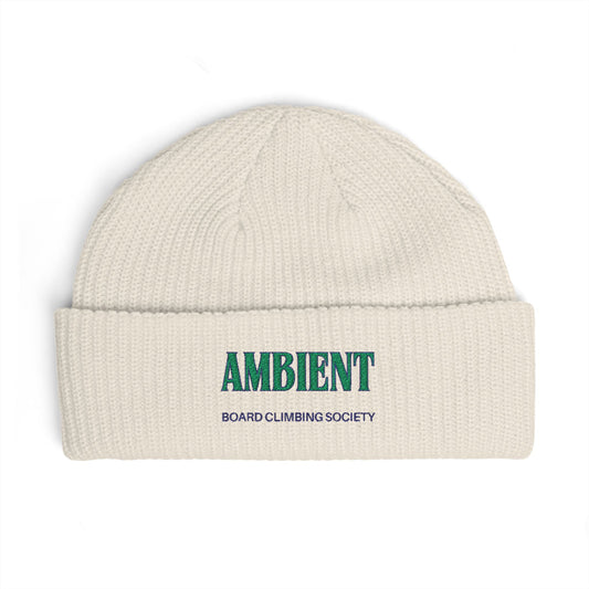 AMBIENT BSC Climbing Beanie — Embroidered Knit Beanie