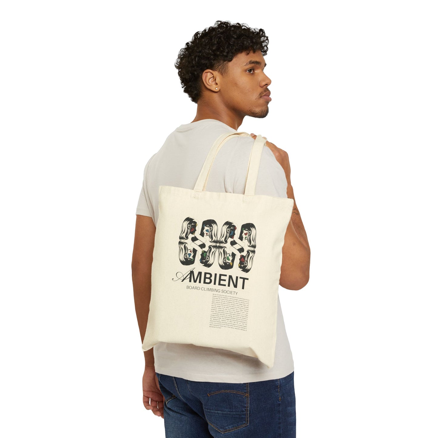 BOARD LOVER AMBIENT BCS Tote Bag — Climbing Gear Canvas Tote