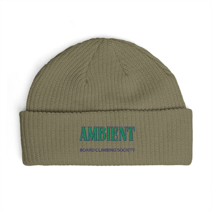 AMBIENT BSC Climbing Beanie — Embroidered Knit Beanie